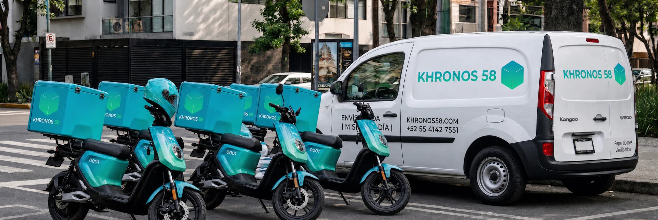 Flotilla de motocicletas y unidad de reparto de Khronos 58